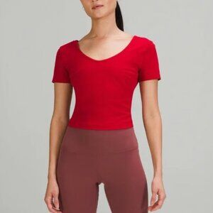 Lululemon Align T-Shirt Sz 10 In Red